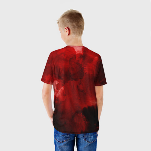 Детская футболка 3D с принтом Аниме Overlord Кацит, вид сзади #2