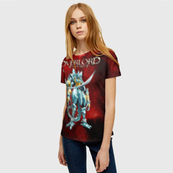 Женская футболка 3D Аниме Overlord Кацит - фото 2