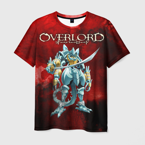 Мужская футболка с принтом Аниме Overlord Кацит, вид спереди №1