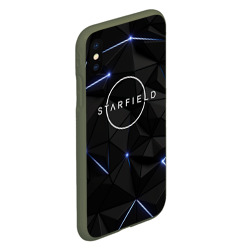 Чехол для iPhone XS Max матовый Stafield logo black - фото 2