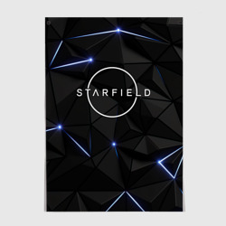 Постер Stafield logo black