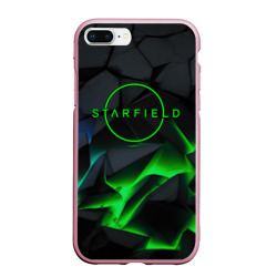 Чехол для iPhone 7Plus/8 Plus матовый Stafield logo green fire