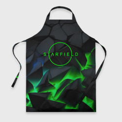 Фартук 3D Stafield logo green fire