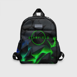 Детский рюкзак 3D Stafield logo green fire