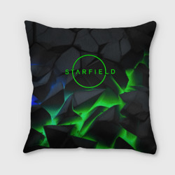 Подушка 3D Stafield logo green fire