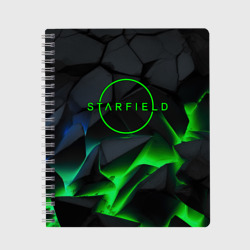 Тетрадь Stafield logo green fire