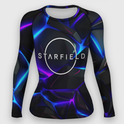 Женский рашгард 3D Starfield game logo