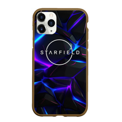 Чехол для iPhone 11 Pro Max матовый Starfield game logo