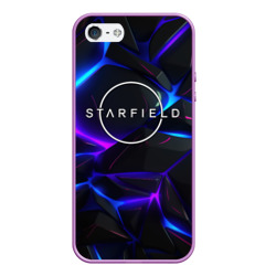 Чехол для iPhone 5/5S матовый Starfield game logo