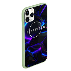 Чехол для iPhone 11 Pro матовый Starfield game logo - фото 2