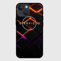 Чехол для iPhone 13 mini Starfield logo orange abstract