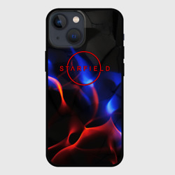 Чехол для iPhone 13 mini Starfield red logo 