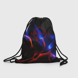 Рюкзак-мешок 3D Starfield red logo 