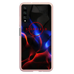 Чехол для Honor 20 Starfield red logo 