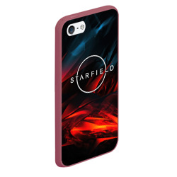 Чехол для iPhone 5/5S матовый Logo Starfield  game - фото 2