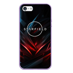 Чехол для iPhone 5/5S матовый Starfield  abstract logo