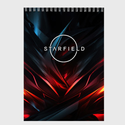 Скетчбук Starfield  abstract logo