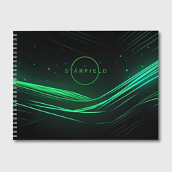 Альбом для рисования Starfield green logo