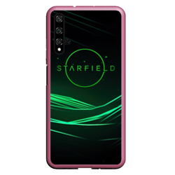 Чехол для Honor 20 Starfield green logo