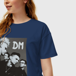 Женская футболка хлопок Oversize Depeche Mode '90 Violator - фото 2