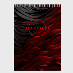 Скетчбук Starfield  logo abstract