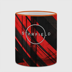 Кружка с полной запечаткой Starfield  logo red black background  - фото 2