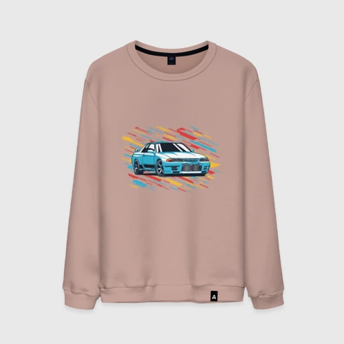 Мужской свитшот хлопок Nissan Skyline R32 GTR