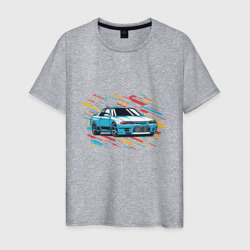 Мужская футболка хлопок Nissan Skyline R32 GTR