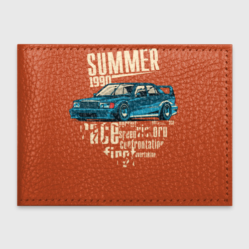Обложка для студенческого билета Mercedes-Benz 190E Summer, цвет оранжевый