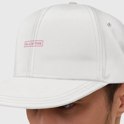 Кепка снепбек с прямым козырьком Black pink - logotype - South Korea
