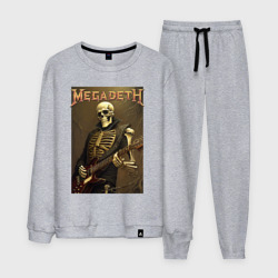 Мужской костюм хлопок Megadeth skeleton - heavy metal