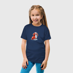 Детская футболка хлопок Кинг чарльз спаниелька - фото 2