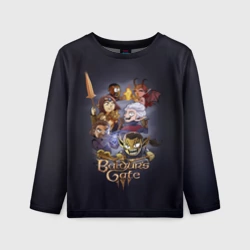 Детский лонгслив 3D Спутники Baldurs Gate 3