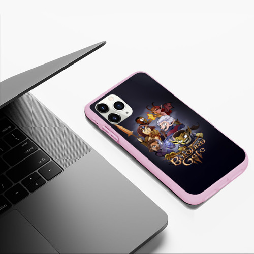 Чехол для iPhone 11 Pro Max матовый с принтом Спутники Baldurs Gate 3, фото #5