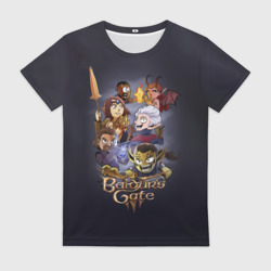 Женская футболка 3D Спутники Baldurs Gate 3