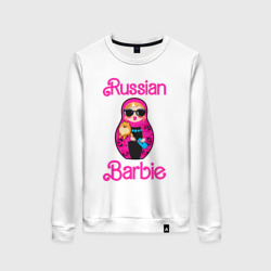 Женский свитшот хлопок Барби русская