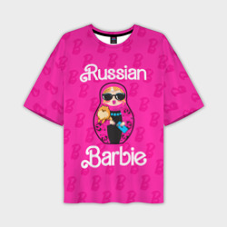 Мужская футболка oversize 3D Barbie russian