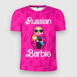 Мужская футболка 3D Slim Barbie russian