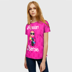 Женская футболка 3D Barbie russian - фото 2
