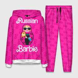 Женский костюм с толстовкой 3D Barbie russian