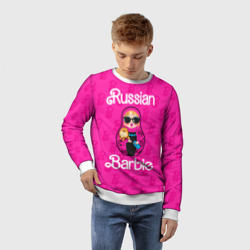Детский свитшот 3D Barbie russian - фото 2