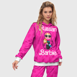 Женский костюм с толстовкой 3D Barbie russian - фото 2