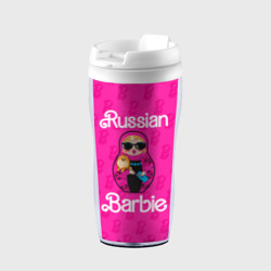 Термокружка-непроливайка Barbie russian