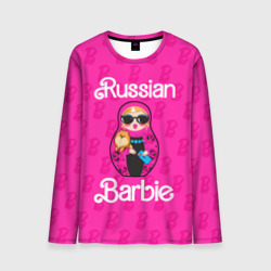 Мужской лонгслив 3D Barbie russian