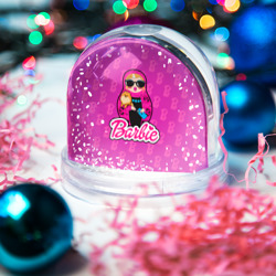 Игрушка Снежный шар Девушка Барби - фото 2