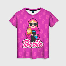 Женская футболка 3D Девушка Барби