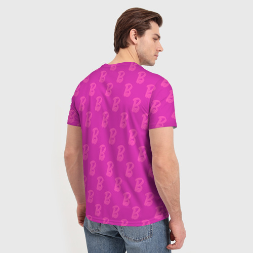 Мужская футболка 3D Девушка Барби, цвет 3D печать - фото 4