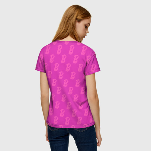 Женская футболка 3D Девушка Барби, цвет 3D печать - фото 4
