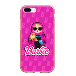 Чехол для iPhone 7Plus/8 Plus матовый Девушка Барби