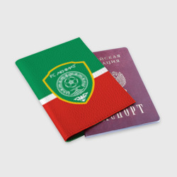 Обложка для паспорта матовая кожа ФК Ахмат - Чеченская Республика - фото 2